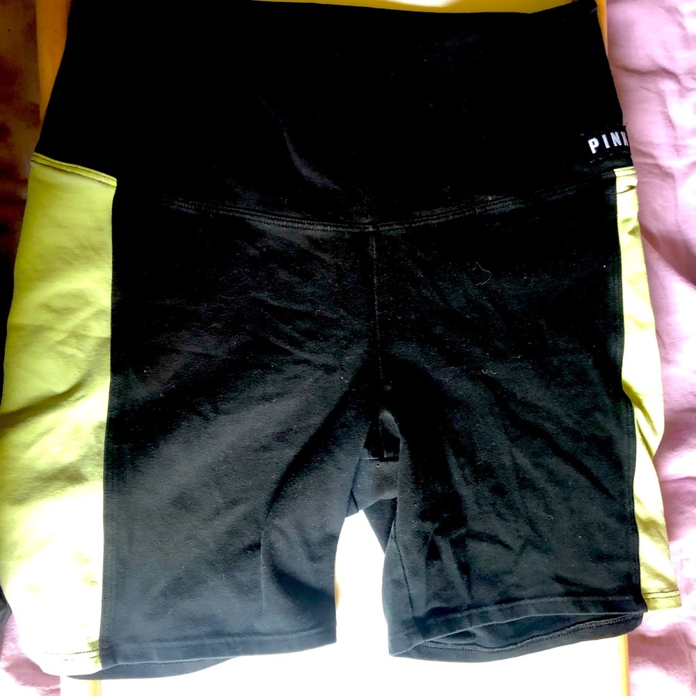 2 pair of VS pink biker shorts size medium